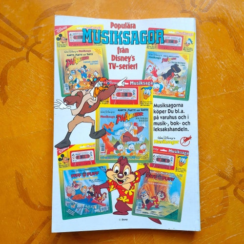 Disney's TV-serier nr 1 1992 DuckTales Piff och Puff Räddningspatrullen