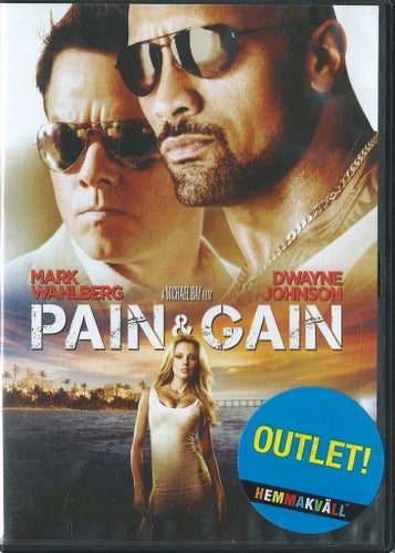 PAIN & GAIN - DWAYNE JOHNSON -MARK WAHLBERG ( SVENSKT TEXT )