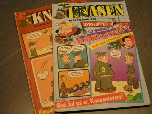 Knasen nr 1 1982 och nr 25 1984