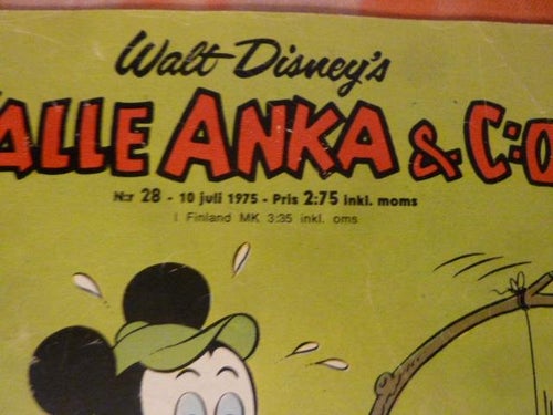 KALLE ANKA & CO, NR 28 - 1975, TIDNING