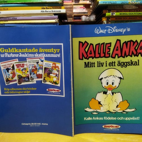 Walt Disney's Kalle Anka Mitt liv i ett äggskal. Very Fine plus