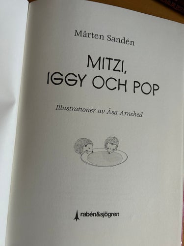Mitzi, Iggy och Pop av Mårten Sanden, bok, SM, Very fine plus