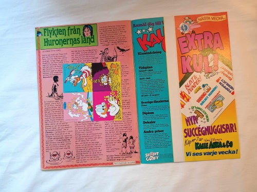 Kalle Anka nr 6 1986 - Bilaga: Klistermärken JvA