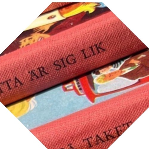 Vintage Samling av Äldre Barn- och Ungdomsböcker