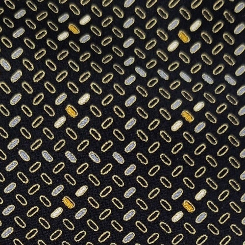 ÄKTA Brioni Sidenslips Siden Silk Slips Svart Guld