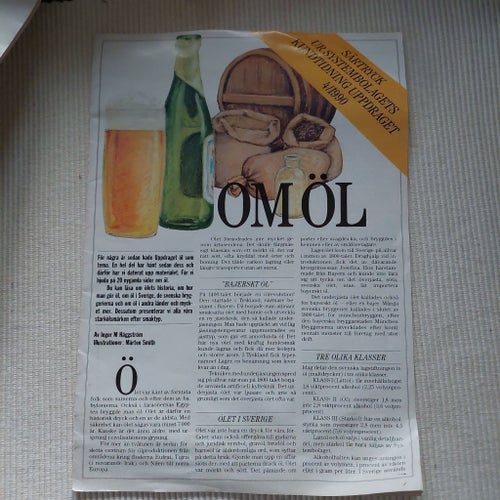 Tidningsurklipp om Öl 1990