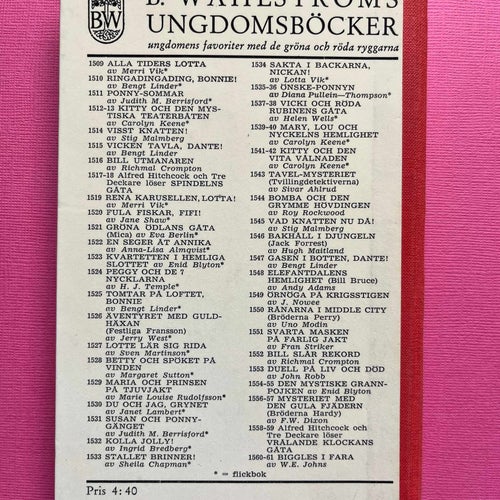 Rena karusellen, Lotta! av Merri Vik #1519