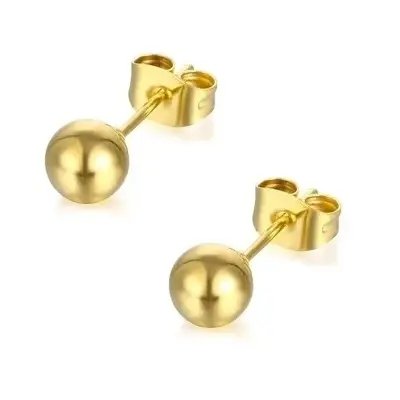 ByGranhult – Guldiga kulörhängen 4 mm