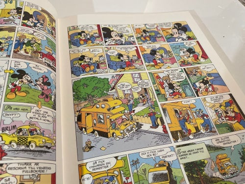 Disney Richters Stor fin bok MUSSE PIGG på nya äventyr 1991 seriealbum