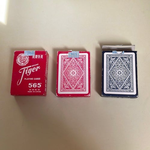 Tiger Spelkort 565 - tre kortlekar