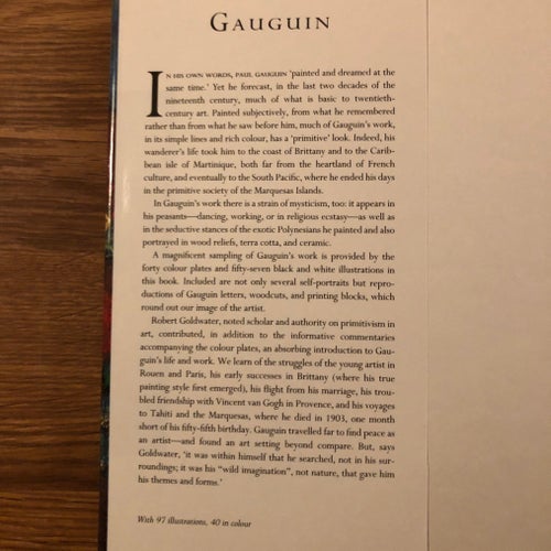 Gauguin av Robert Goldwater, 1985