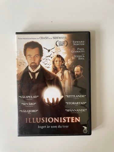 Illusionisten (DVD) Svensk utgåva.