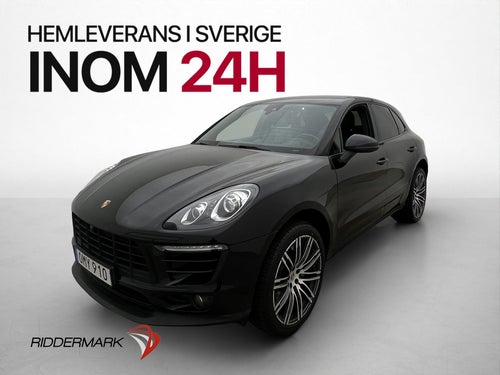 Porsche Macan S 340hk AWD Chrono PASM BOSE 360° Drag