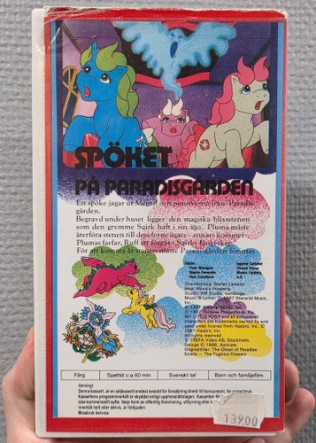My Little Pony - Paradisgården (1986) VHS (Trefa)