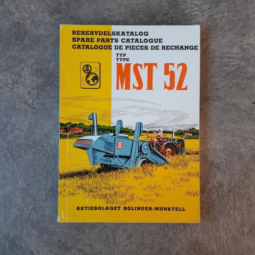 Reservdelskatalog MST 52 - Bolinder-Munktell