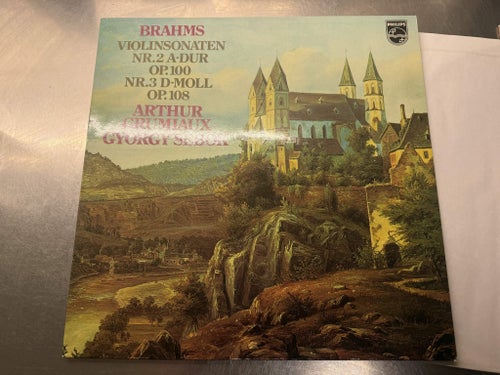 Brahms: Violinsonaten Nr 2 & 3 – Arthur Grumiaux LP (Philips 9500 108)