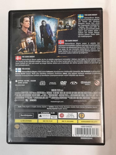 DVD Batman The Dark Knight Heath Ledger Christian Bale TOPPSKICK