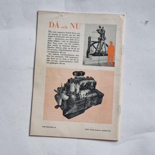 Lastvagnsskolan motorteknik Volvo brev 3 instruktionsbok 1951