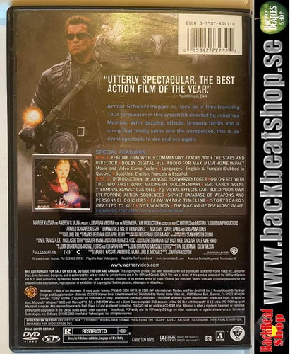 TERMINATOR 3 - R1, EJ SVENSK TEXT