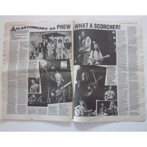 NME (New Musical Express) Mag June 1989 The Smiths Glastonb