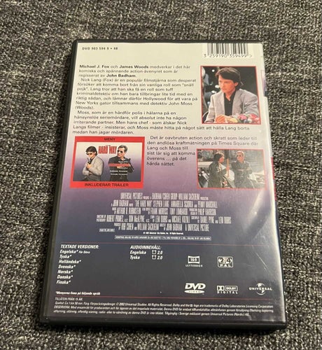 THE HARD WAY (1991) SVENSK UTGÅVA I MKT FINT SKICK!