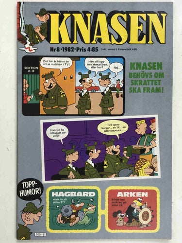 Knasen - 1982:8 Oläst!