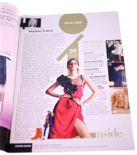 The Sunday Times Style Magazine-August 30th 2009-NEW-Fashion issue-Weight 110g