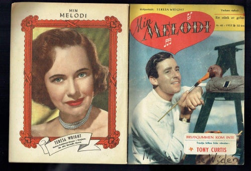 Min melodi 1953 nr 48 - Idolporträtt: Teresa Wright