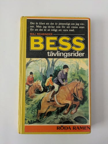 Bess tävlingsrider av Maj Rehbinder, 1971