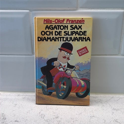 Agaton Sax och de slipade diamanttjuvarna av Nils-Olof Franzén, 1957 inbunden