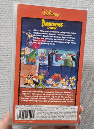 Darkwing Duck -Fasliga femman (1991-1992) VHS Svenskt tal