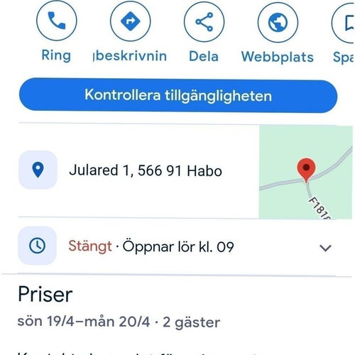 Presentkort värde 1000 kr hos Julared i Habo.
