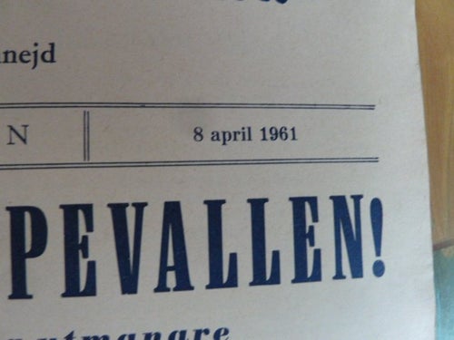 GRÖNKÖPINGS VECKOBLAD, 1961 APRIL 8, TIDNING