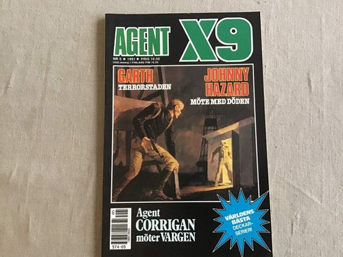 AGENT X9 NR 5 1991 GARTH,JOHNNY HAZARD,AGENT CORRIGAN
