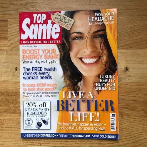 Top Sante Magazine September 2009 -  Look Better Feel Better