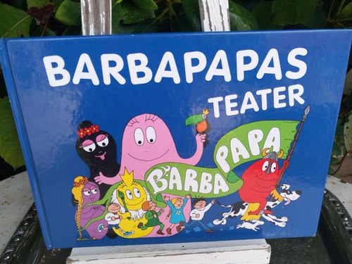 Barbapapas teater bok Damm Förlag 2007 Fint skick