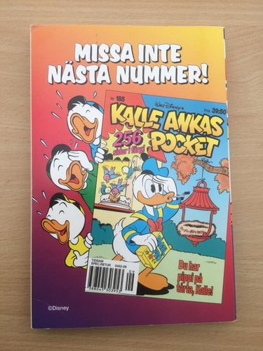 KALLE ANKAS POCKET - Nr 184 - Full sprutt, Kalle!