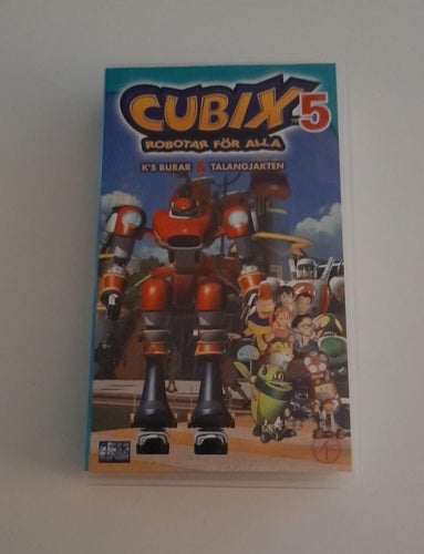 Cubics 5 - Robotar För Alla / VHS / SE/ SF / 4 Kids Home Video