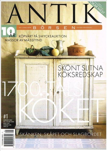 ANTIKBÖRSEN 2004 Nr 1, 2, 4-12 = 10 av 11 tidningar