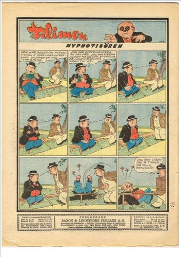 LEKTYR Nr 21 1945 (årg. 23) - omslag: badminton - baksidan: Filimon