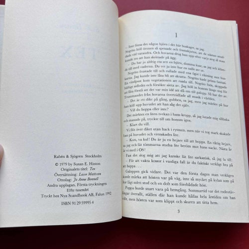 TEX S.E. Hinton 1992