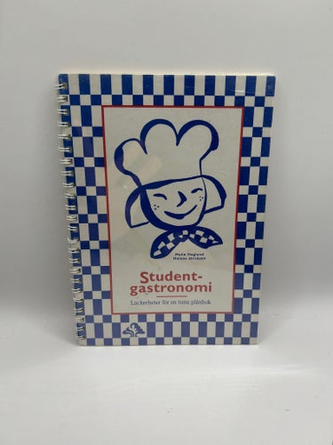 Studentgastronomi 1995 kokbok retro student snabbmat ovanlig