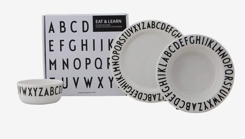 Eat & Learn - Design letters - tallriksset