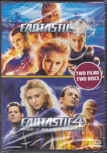 DVD 2i1 / Fantastic 4 + Fantastic 4: Rise Of The Silver Surfer / Ny & Inplastad