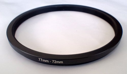 Stepring step-down 77-72 filter ring Perfekt om man har ett filter i en storlek