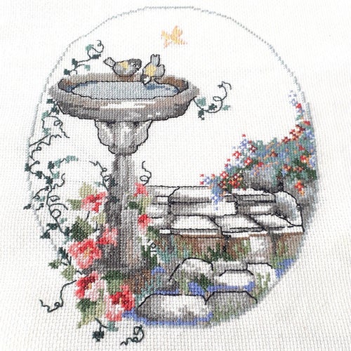 Tavla korsstygn- handbroderad