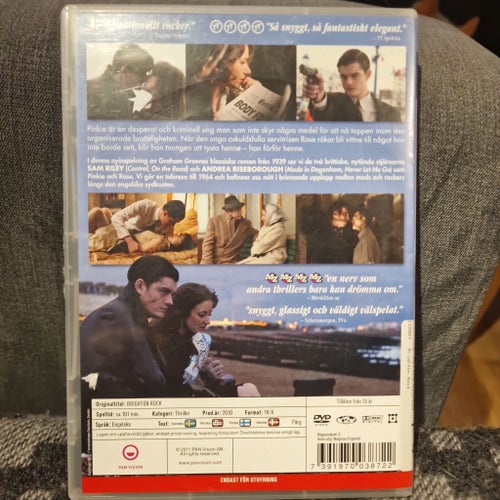 Brighton Rock DVD med bl a Helen Mirren