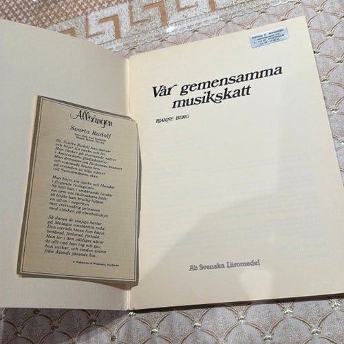 Vår gemensamma musikskatt av Bjarne Berg, 1986