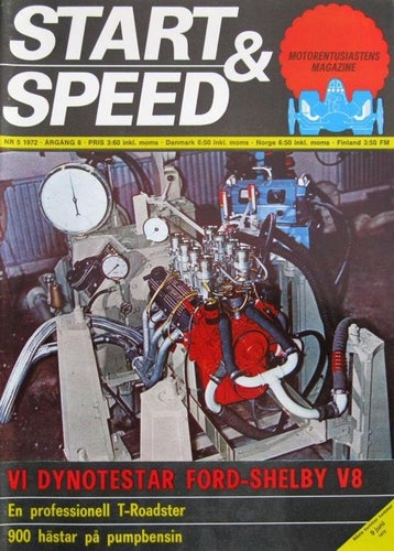 Start & Speed 1972-5 Mustang Shelby 500 GT.Mustang Funny Car