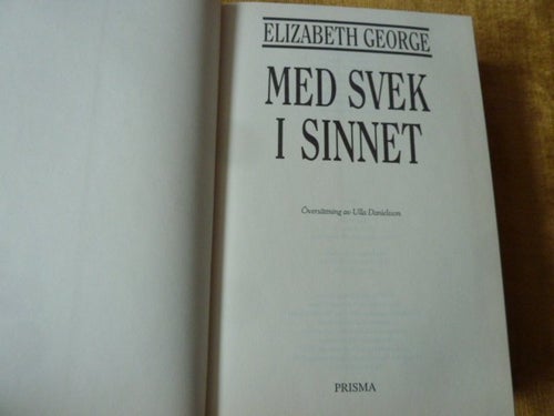 MED SVEK I SINNET, E. GEORGE, 1998, BÖCKER